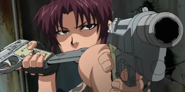 Revy Reloads Her Cutlass In Black Lagoon