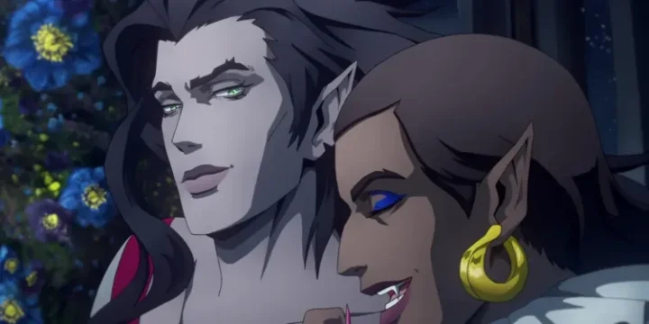 A Closeup Of Striga Smiling Softly At Morana In Castlevania 1 1