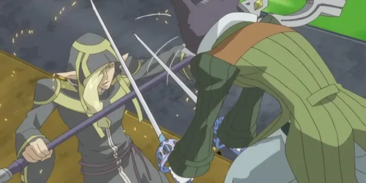 Log Horizon Two Characters Fighting