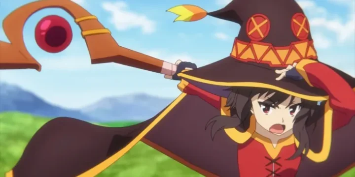 Megumin With Her Magic Staff In Konosuba Season 3 Episode 1