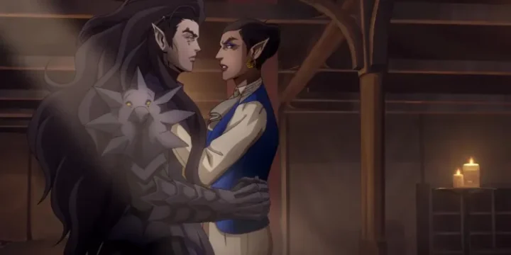 Striga Holding Morana In Castlevania 1 1