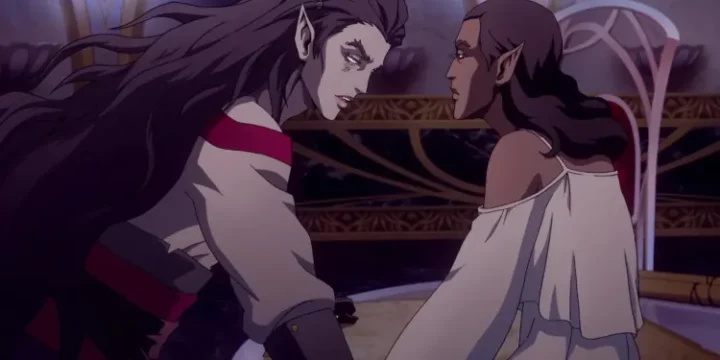 Striga Speaking To Morana In The Council Room In Castlevania 1 1