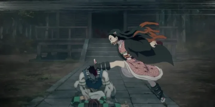 Demonslayer Nezuko Kick Head