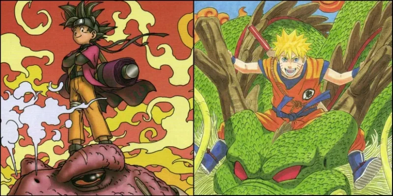 Goku And Naruto Dragon Ball Z