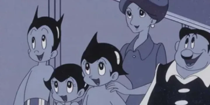 Astro Boy With His Family