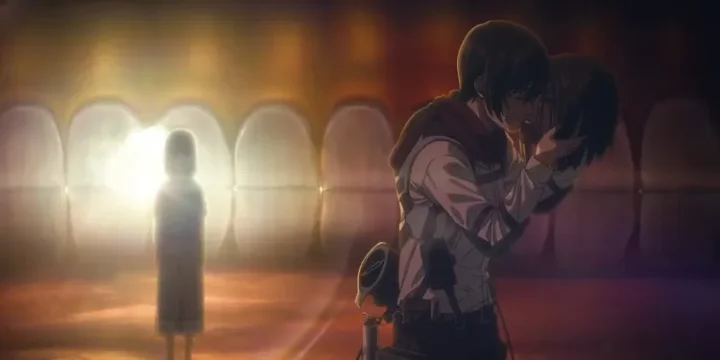 Attack On Titan Mikasa Kisses Eren