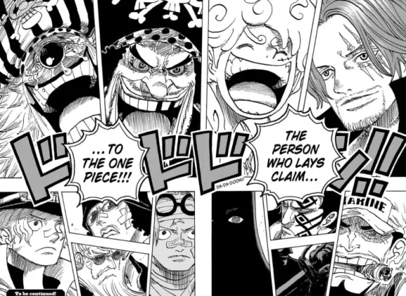 Chapter 1121 With The Emperors Coby And Akainu In Different Panels