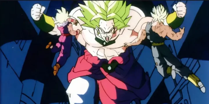 Dragon Ball Z Broly The Legendary Super Saiyan Future Trunks Gohan Fight Broly