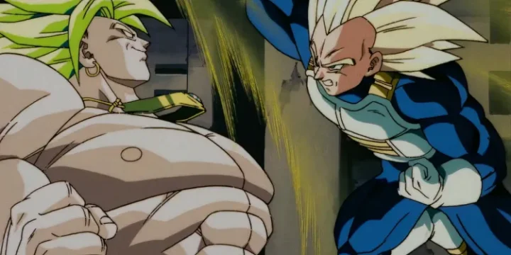 Dragon Ball Z Broly The Legendary Super Saiyan Vegeta Fights Broly