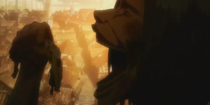 Eren S Mother Is Eaten By A Titan In Attack On Titan