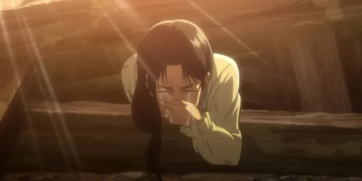 Eren S Mother Trapped Under The Rubble In Attack On Titan