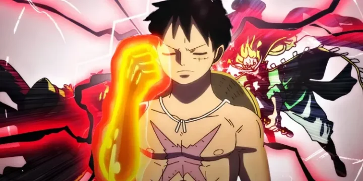 Luffy Using Haki In Front Of Whitebeard And Roger Clashing