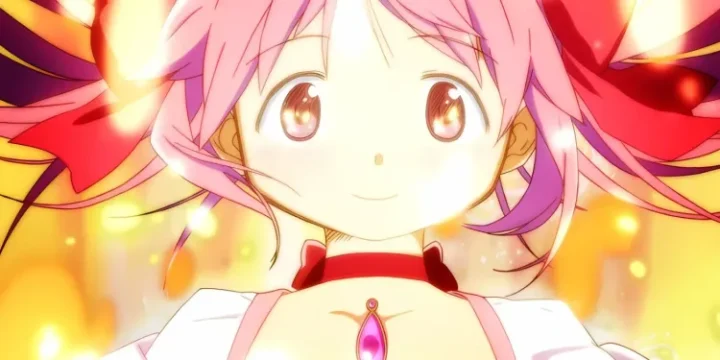 Madoka Kanane As A Nagica Girl Surrounded By Light