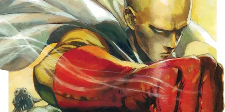 Saitama On Manga Cover Cropped