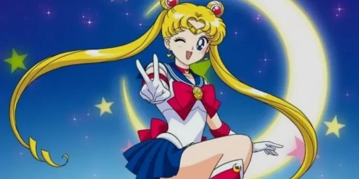 Usagi Posing Peace Sign In Sailor Moon 1