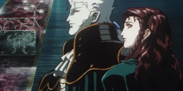 Vampire Hunter D Anime Screencap Of A Man And Woman Standing Side By Side