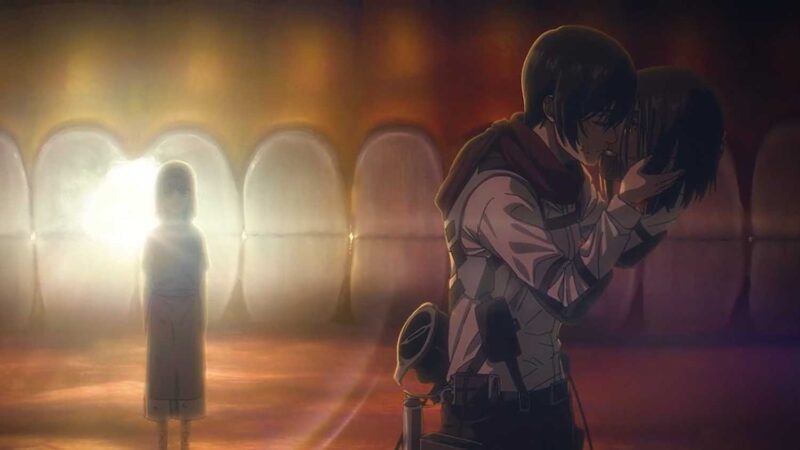 Mikasa Mencium Eren