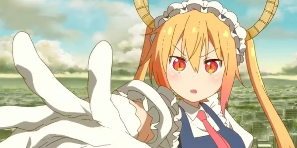 Tohru The Dragon Maid With Her Hand Outstretched W600 Q90