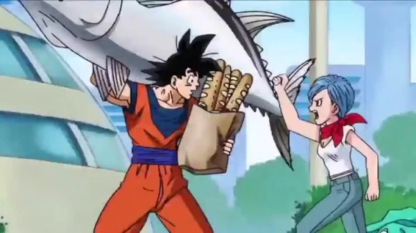 Goku And Bulma W600 Q90