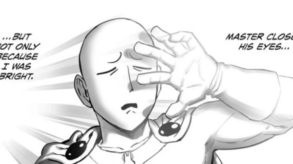 One Punch Man Saitama Blinded By Genos W600 Q90